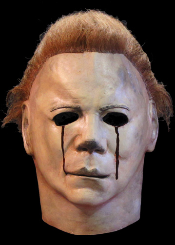 Official Michael Myers Blood Tears Halloween II Mask Horror Latex Mask